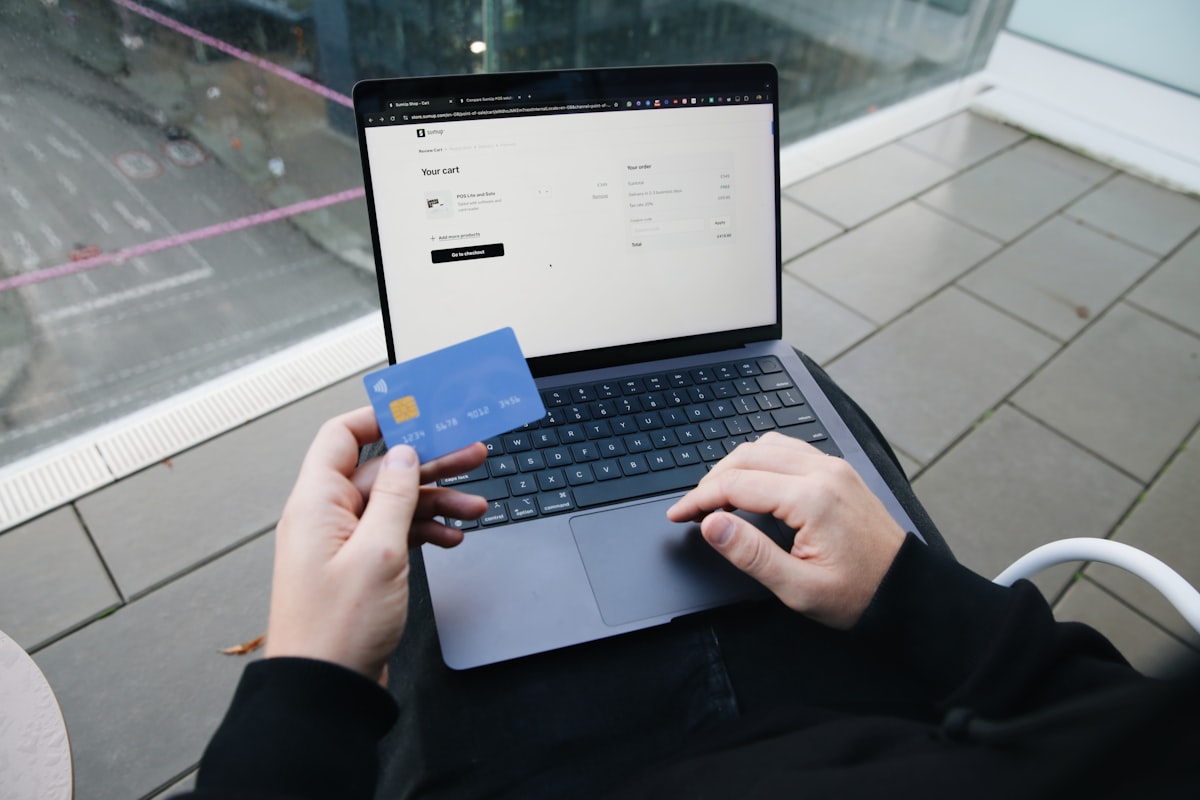An ad click turning into a completed checkout with a card payment